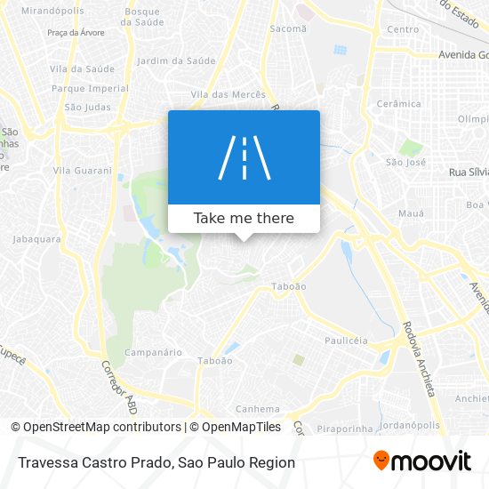 Mapa Travessa Castro Prado