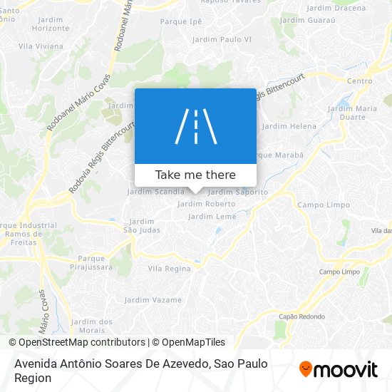 Avenida Antônio Soares De Azevedo map