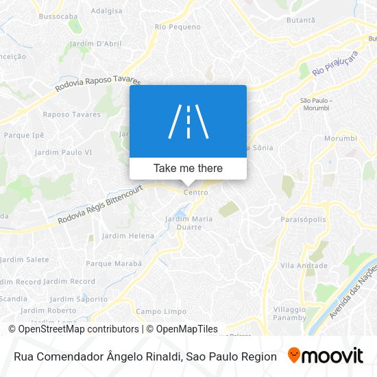 Rua Comendador Ângelo Rinaldi map