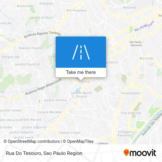 Rua Do Tesouro map