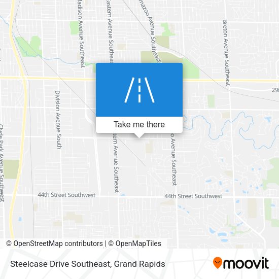Mapa de Steelcase Drive Southeast