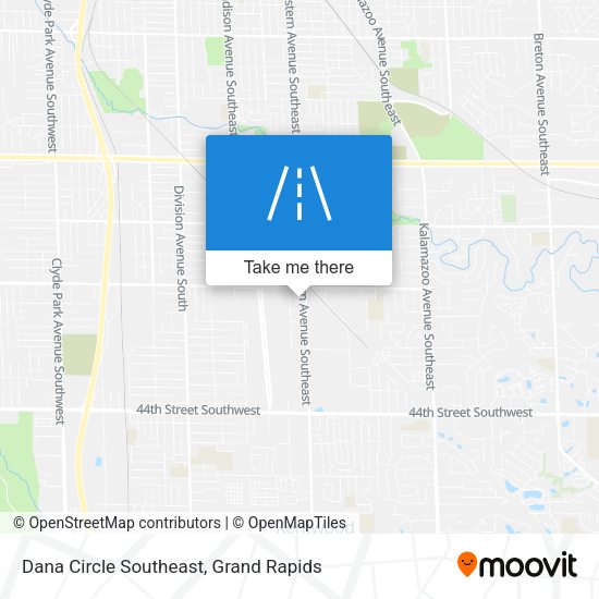 Mapa de Dana Circle Southeast