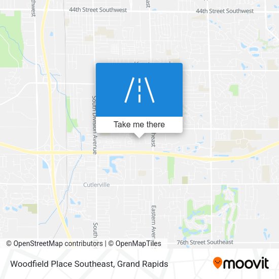 Woodfield Place Southeast map