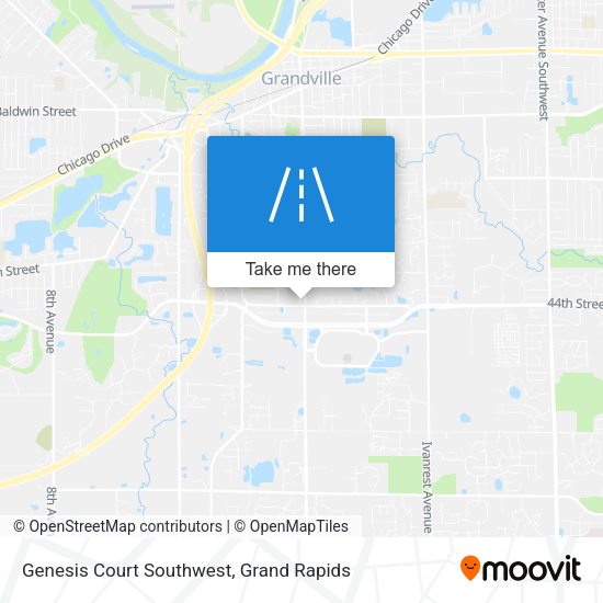 Genesis Court Southwest map