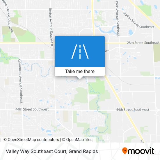 Mapa de Valley Way Southeast Court