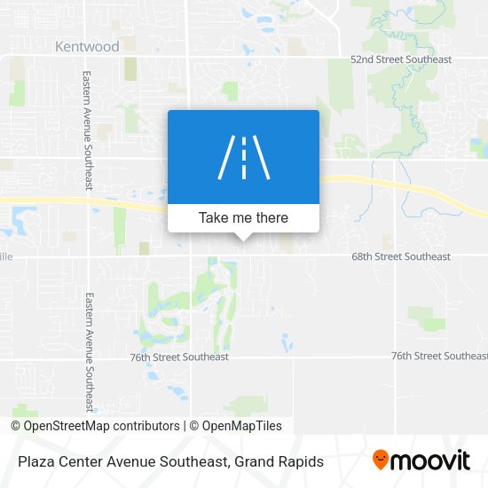 Plaza Center Avenue Southeast map