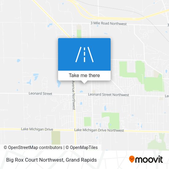 Mapa de Big Rox Court Northwest