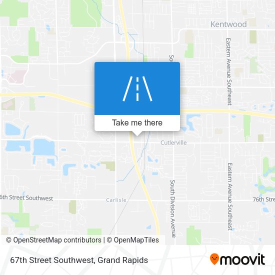 67th Street Southwest map