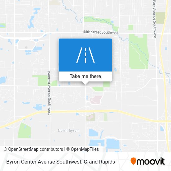 Mapa de Byron Center Avenue Southwest