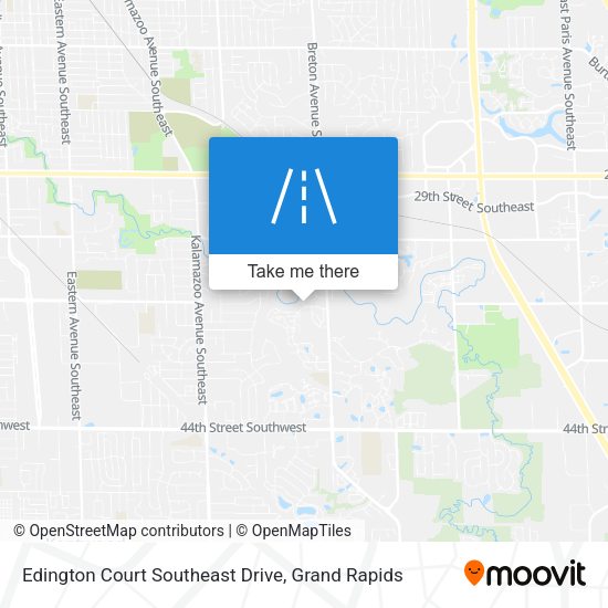 Mapa de Edington Court Southeast Drive