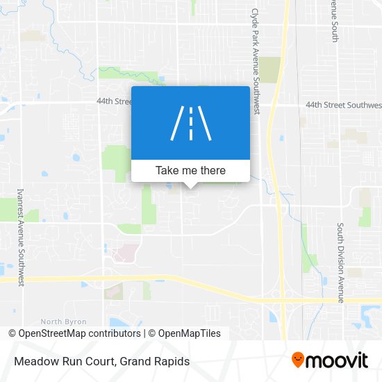 Meadow Run Court map