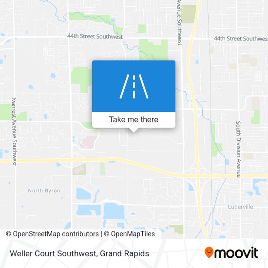 Weller Court Southwest map
