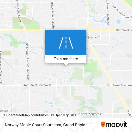 Norway Maple Court Southeast map