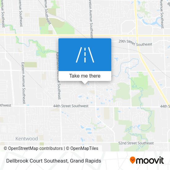 Dellbrook Court Southeast map