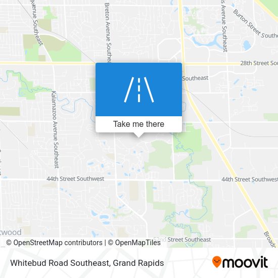 Whitebud Road Southeast map