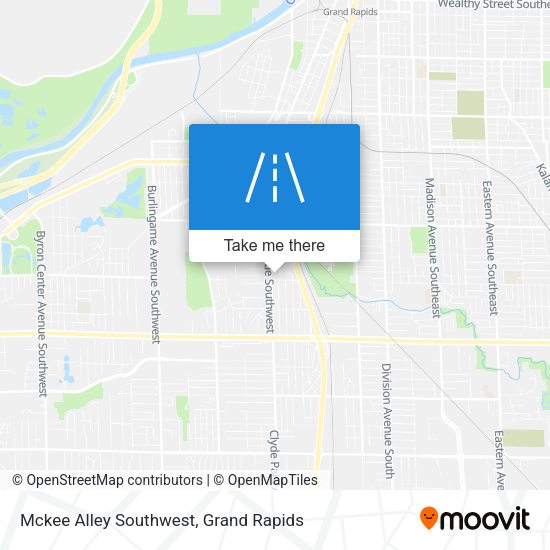 Mapa de Mckee Alley Southwest
