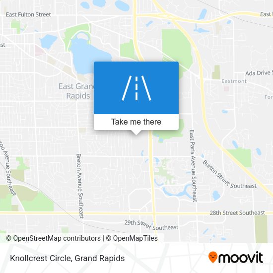 Mapa de Knollcrest Circle