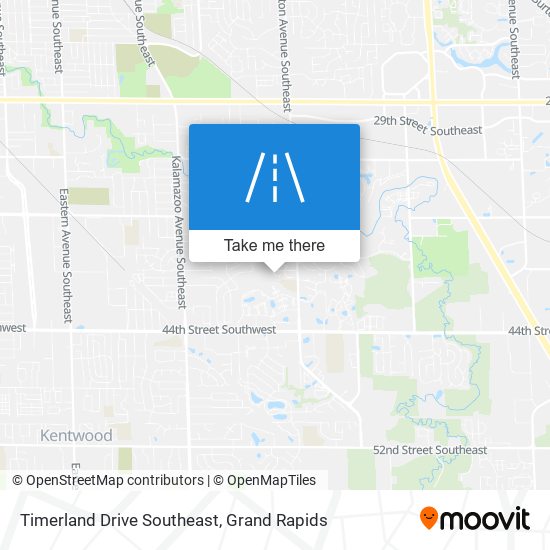 Timerland Drive Southeast map