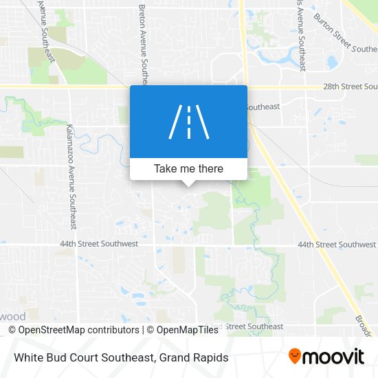 White Bud Court Southeast map