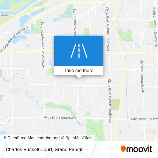 Charles Russell Court map