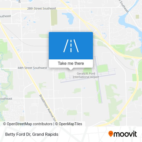 Betty Ford Dr map