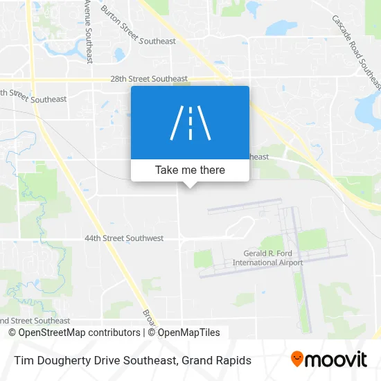 Tim Dougherty Drive Southeast map