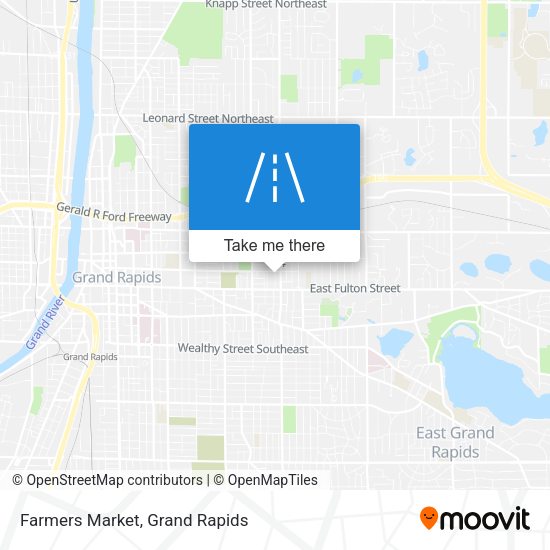 Mapa de Farmers Market