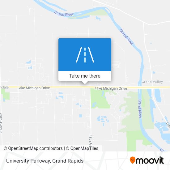 University Parkway map
