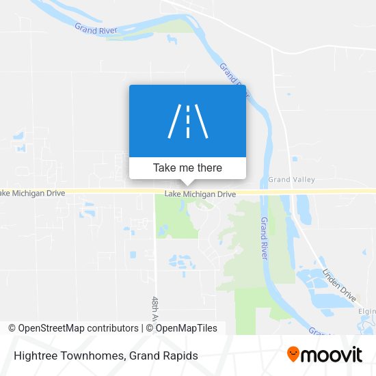 Mapa de Hightree Townhomes