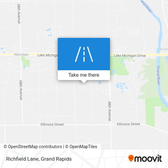 Mapa de Richfield Lane