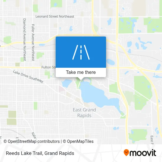 Reeds Lake Trail map
