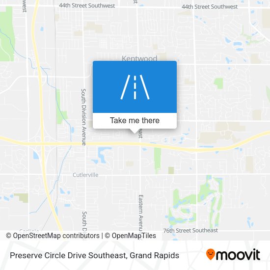 Mapa de Preserve Circle Drive Southeast