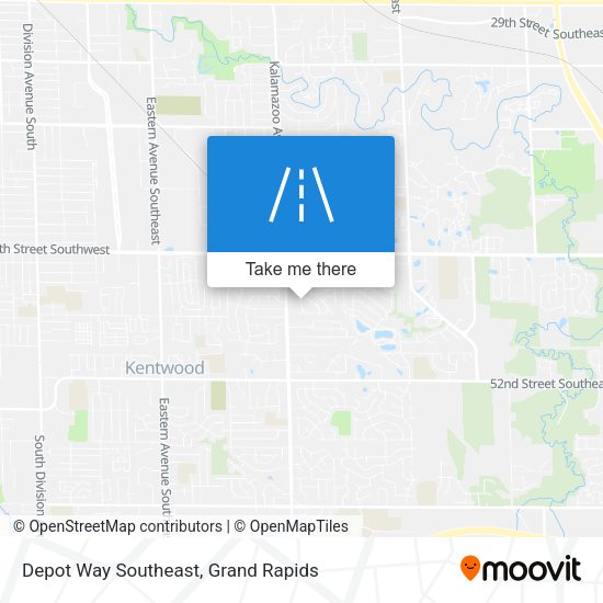 Mapa de Depot Way Southeast