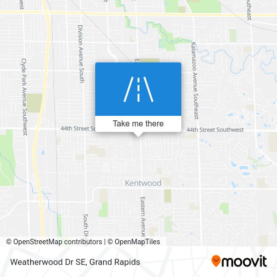 Mapa de Weatherwood Dr SE