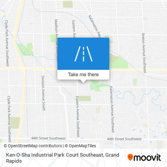 Mapa de Ken-O-Sha Industrial Park Court Southeast