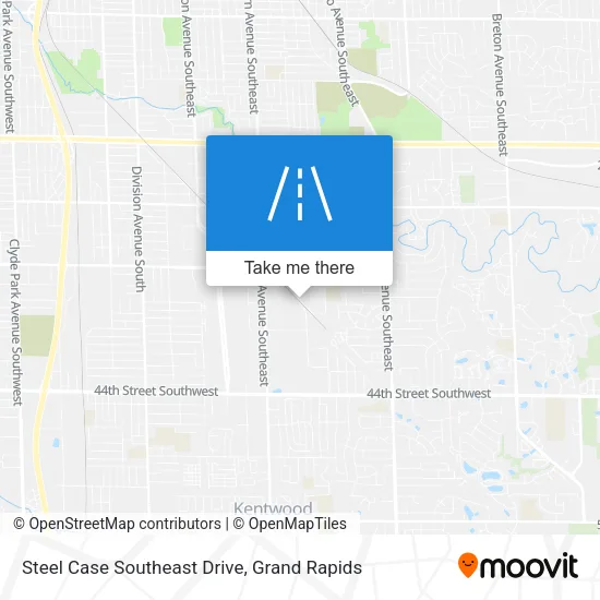 Steel Case Southeast Drive map