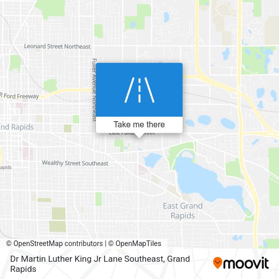 Dr Martin Luther King Jr Lane Southeast map