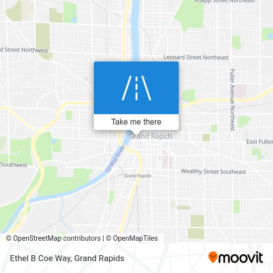 Ethel B Coe Way map