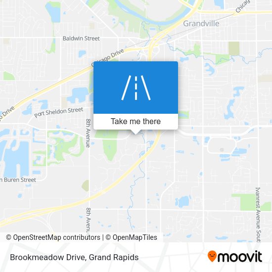 Brookmeadow Drive map