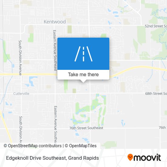 Edgeknoll Drive Southeast map