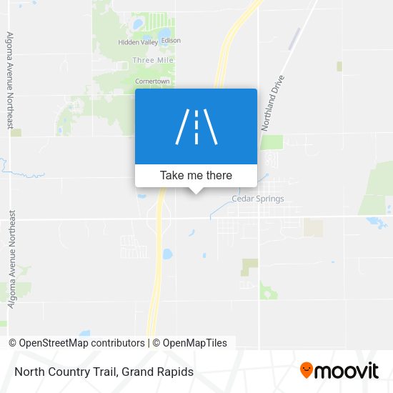 North Country Trail map