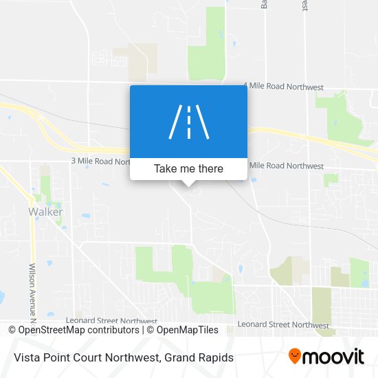 Mapa de Vista Point Court Northwest
