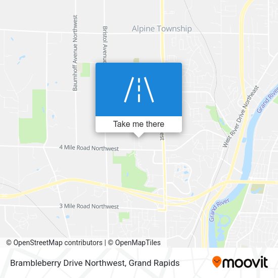 Mapa de Brambleberry Drive Northwest