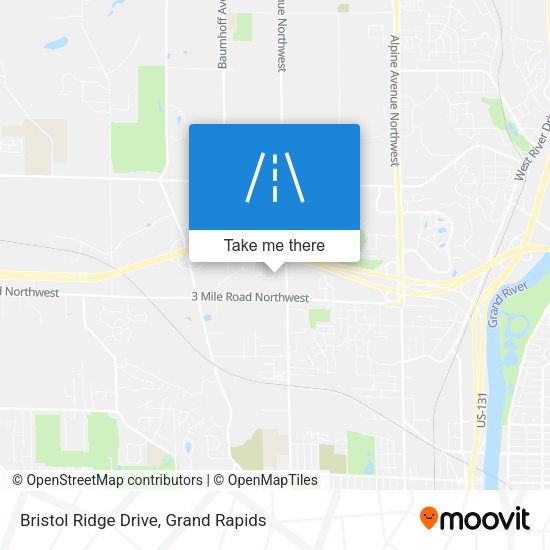 Bristol Ridge Drive map