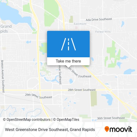 West Greenstone Drive Southeast map