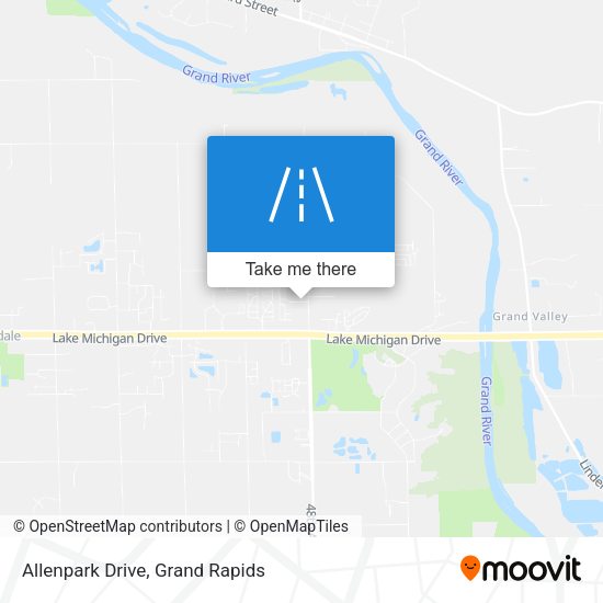 Mapa de Allenpark Drive