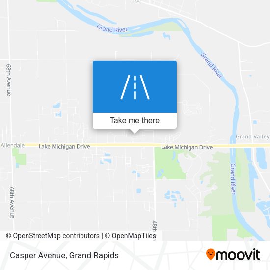 Mapa de Casper Avenue