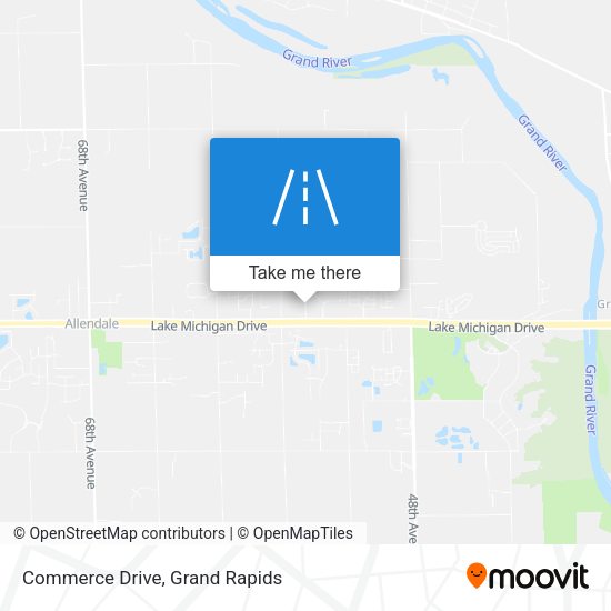 Commerce Drive map