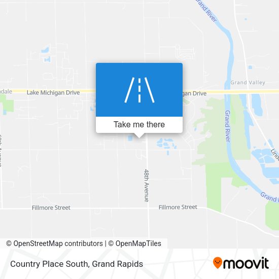 Country Place South map