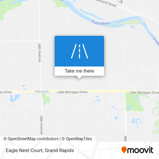 Eagle Nest Court map
